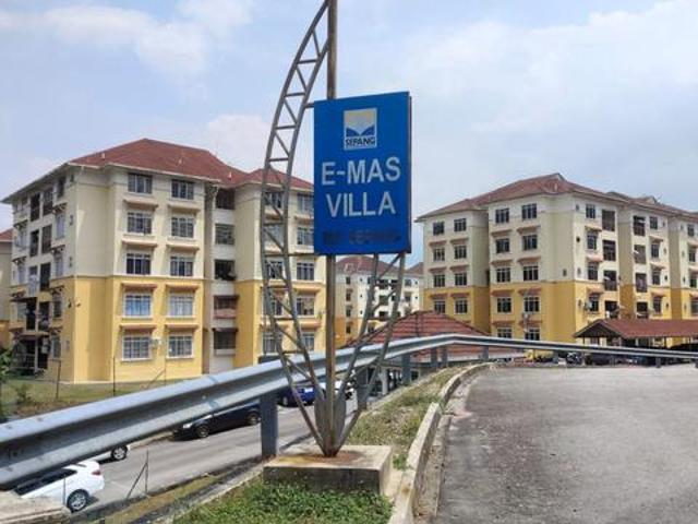 Apartment EMas Villa untuk dijual Tiada Ejenterus Tuan Rumah