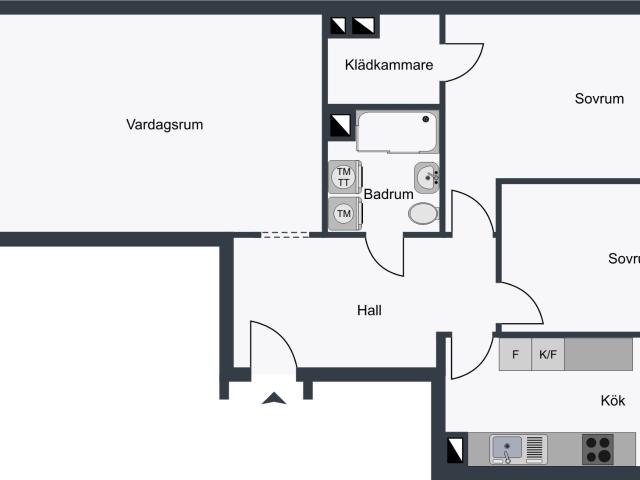 apartment for rent at Helsingborg