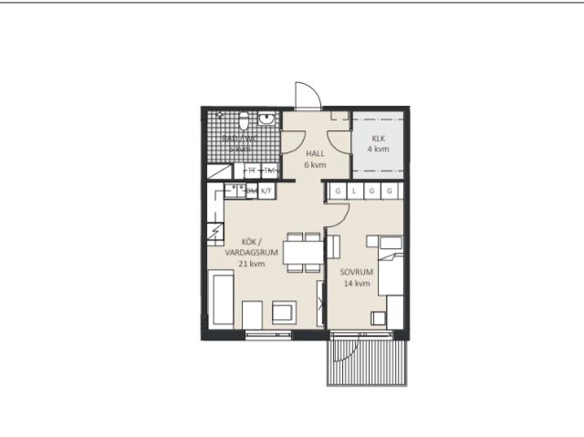 apartment for rent at Mariefred