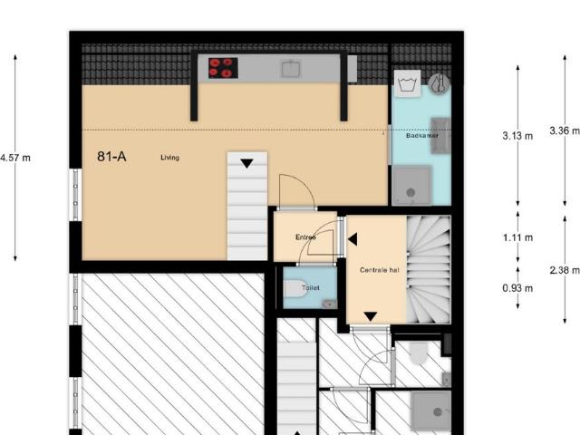 apartment for rent in Dam 81 A 2951GA Alblasserdam kerkbuurt Alblasserdam