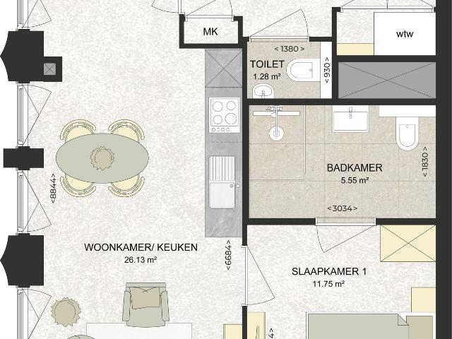 apartment for rent in Kennedylaan 356 2035TR Haarlem Romolenpolder oost Haarlem