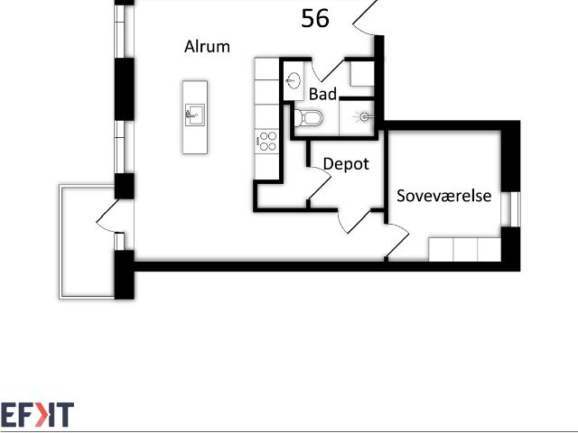 apartment for rent in, Jens Kofoeds Gade 21, 6. 2