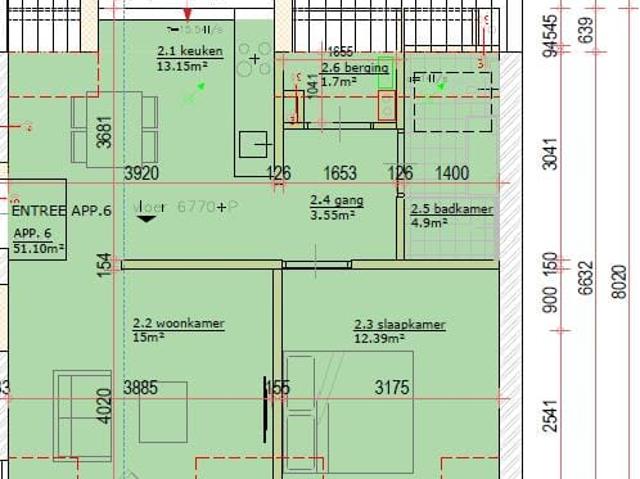 apartment for rent in Stationsstraat 23 A 4551EK Terneuzen Kern Sas van Gent Sas van Gent
