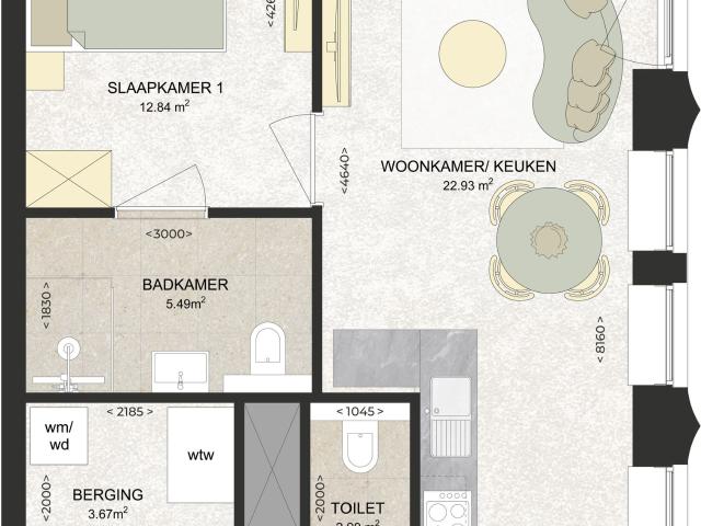 apartment for rent in Surinamepad 1 2035VS Haarlem Romolenpolder oost Haarlem