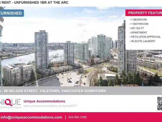 Apartment for rent in Vancouver, Vancouver West, 2204 89 Nelso.