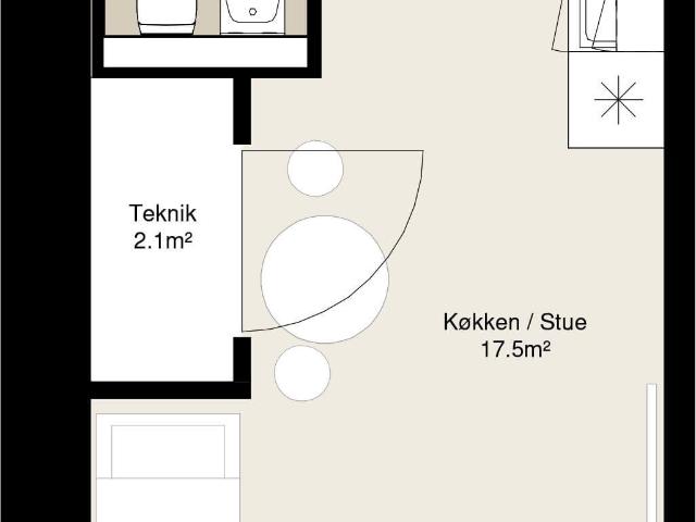 apartment for rent in, Vilhelm Ehlerts Alle 15, 2. 5, 8800 Viborg