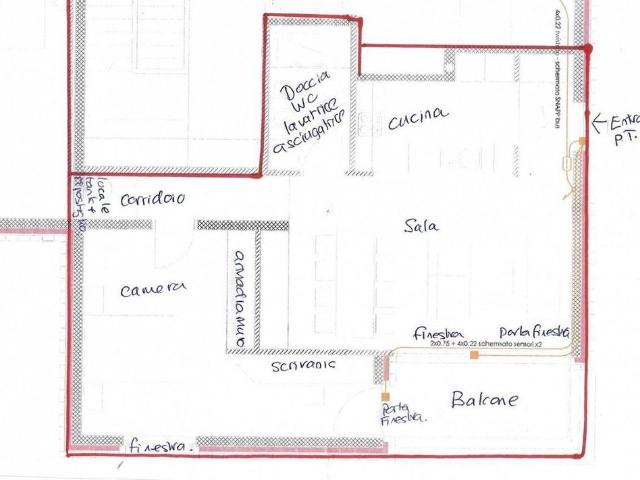 Apartment for rent with terrace and furniture