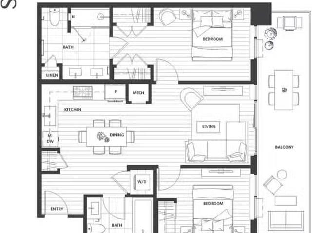 Apartment for sale in Burnaby, Burnaby North, 3804 2135 Spring.