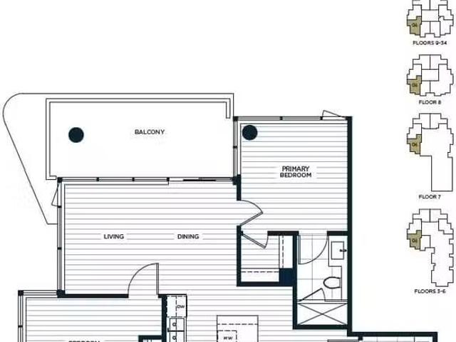 Apartment for sale in Burnaby, Burnaby South, 806 4988 Bennett.