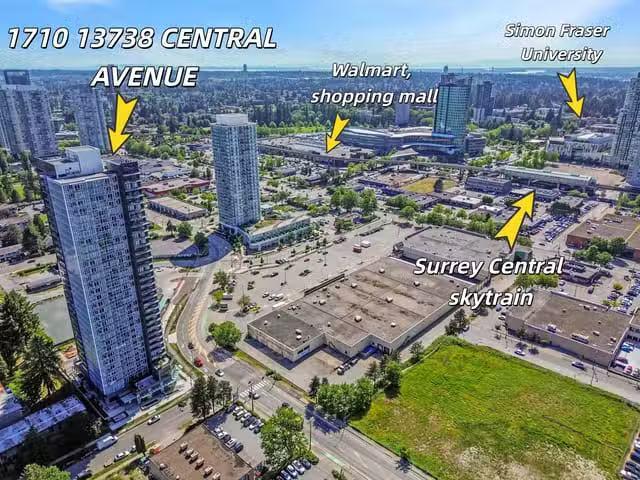 Apartment for sale in Surrey, North Surrey, 1710 13738 Central.