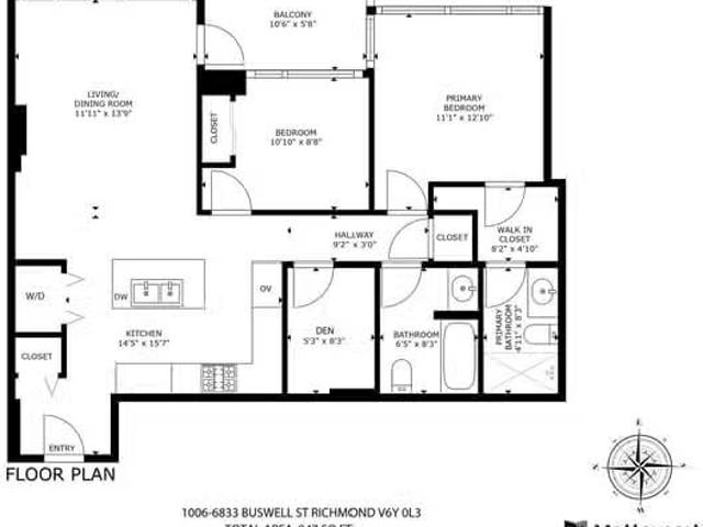 Apartment for sale in Richmond, Richmond, 1006 6833 Buswell St.