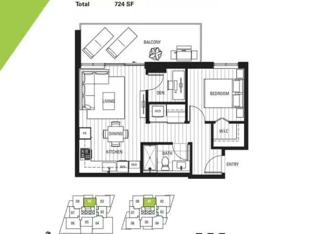 Apartment for sale in Whalley, Surrey, North Surrey, 1401 1042.
