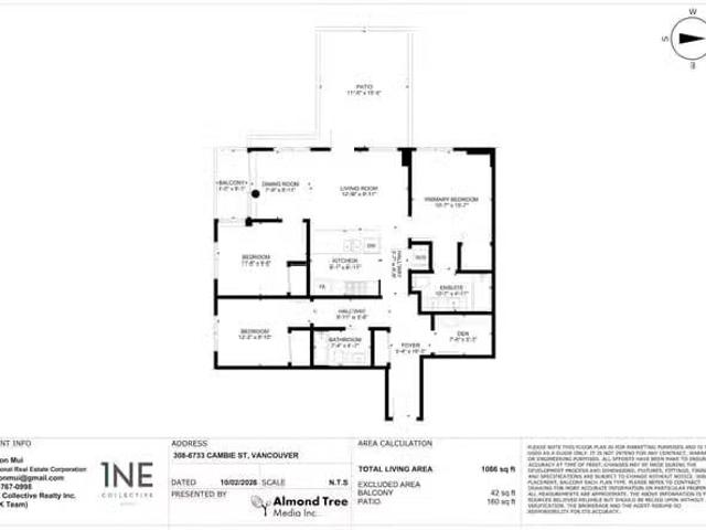 Apartment for sale in Vancouver, Vancouver West, 308 6733 Camb.