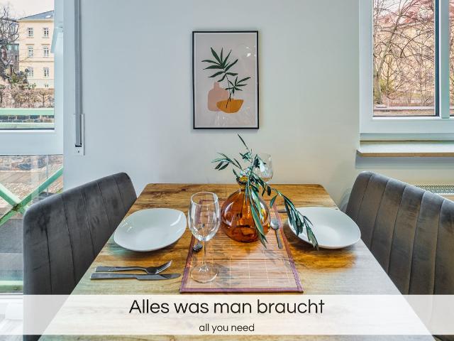 Apartment for 2/WIFI/Garage/Nespresso, Dresden Amsterdam Apartments for Rent