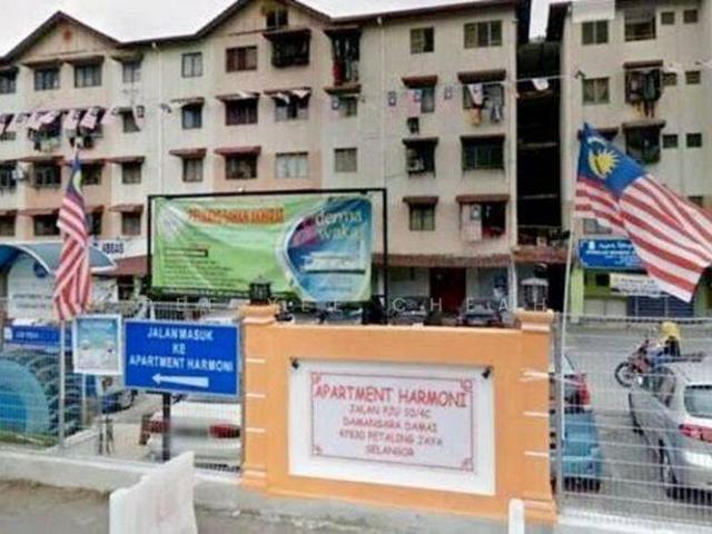 Apartment Harmoni 650sf 3r2b Basic Damansara Damai