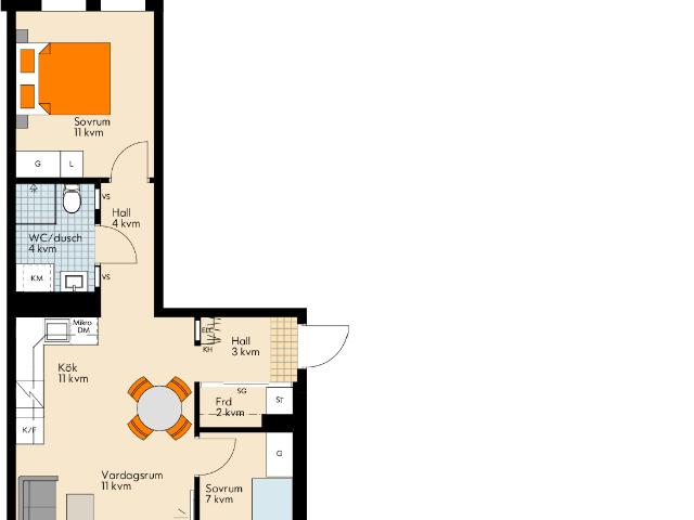 apartment in Opalgatan 9