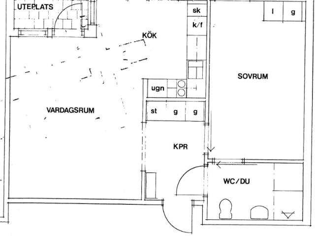 apartment in Lundagårdsvägen 1
