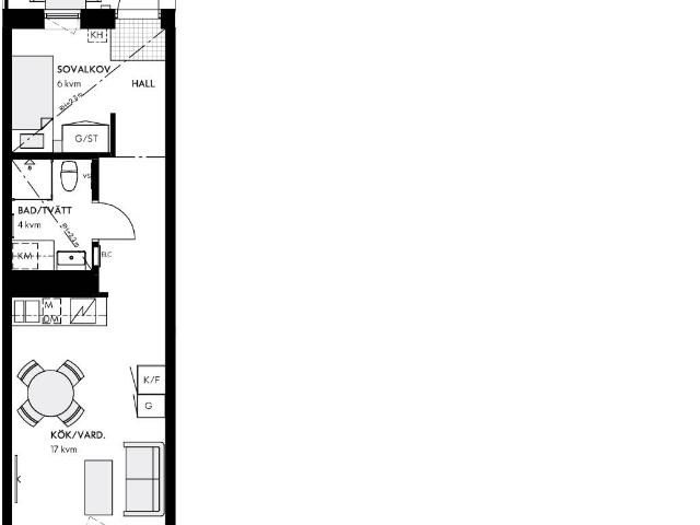 apartment in Skogängsvägen 47 B