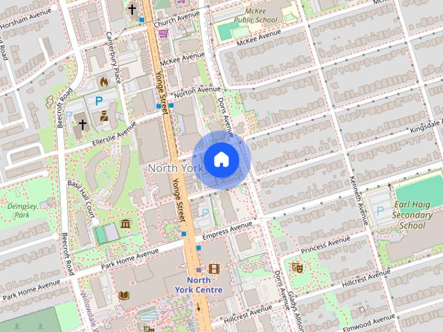 Apartment in Toronto Willowdale East