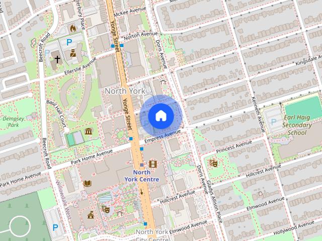 Apartment in Toronto Willowdale East