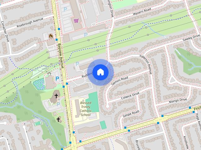Apartment in Toronto Bayview Woods Steeles
