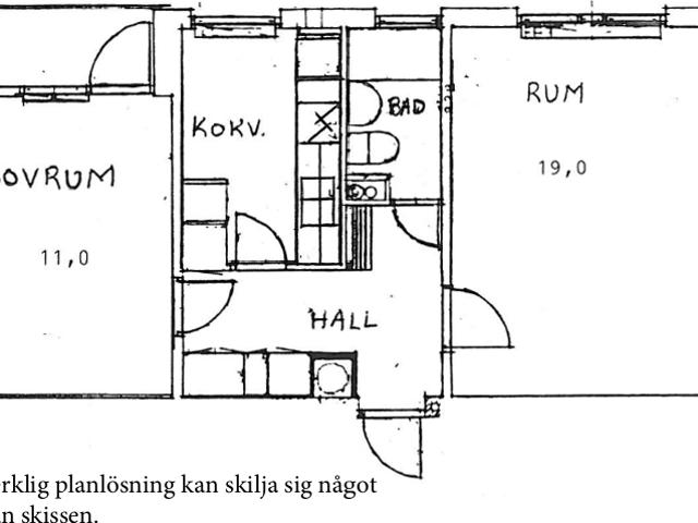 apartment in Vikingagatan 17 B