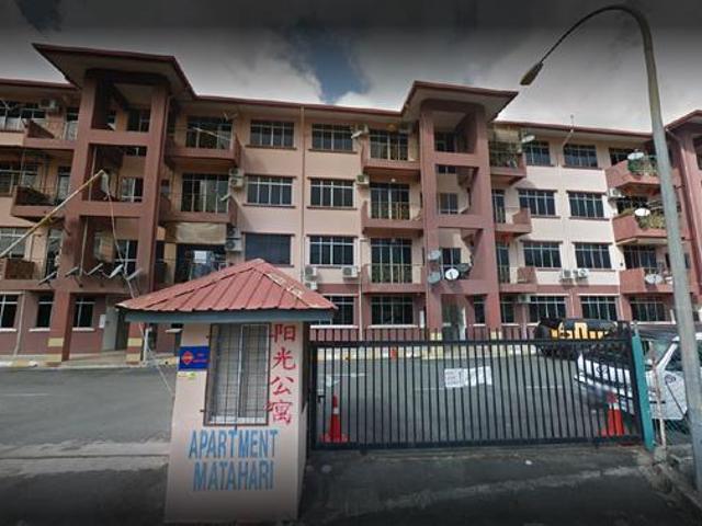 Apartment Matahari Taman Dai Ming Baru Kolombong 3 Bilik 1109sf