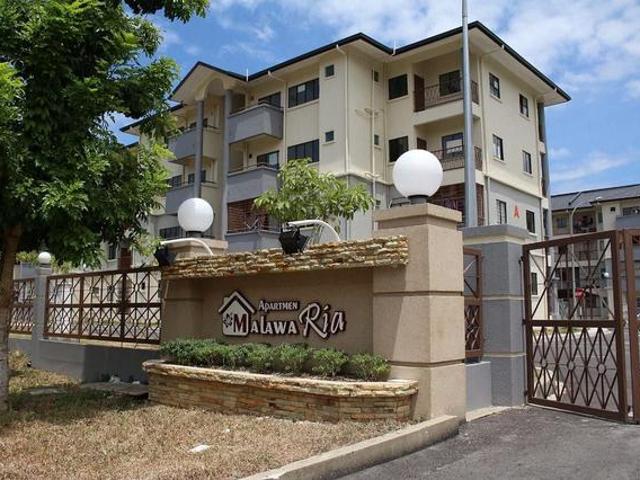 Apartment Malawa Ria V23 Below Market 3R2B KKIP Sepanggar
