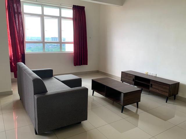 Apartment perling heights at perling full furnish near to CIQ jb town