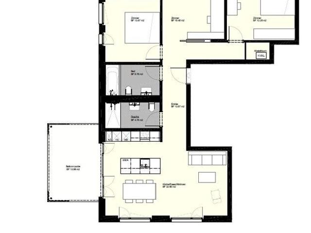 Apartment with 4.5 rooms for rent in Moosseedorf 99 m² | dreamo. Ch