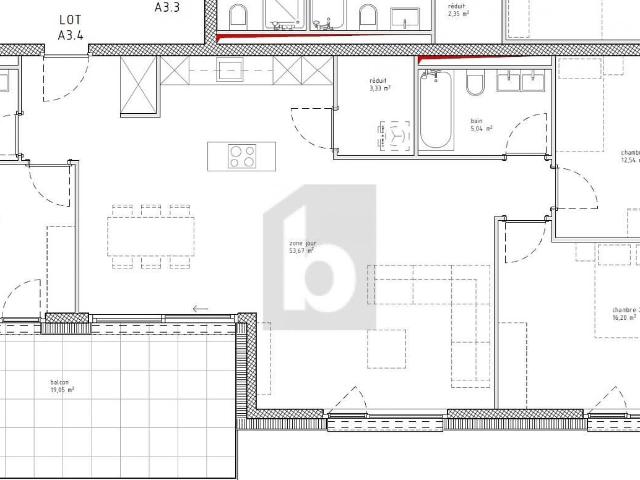 Apartment with 4.5 rooms for rent in Murist 110 m² | dreamo. Ch
