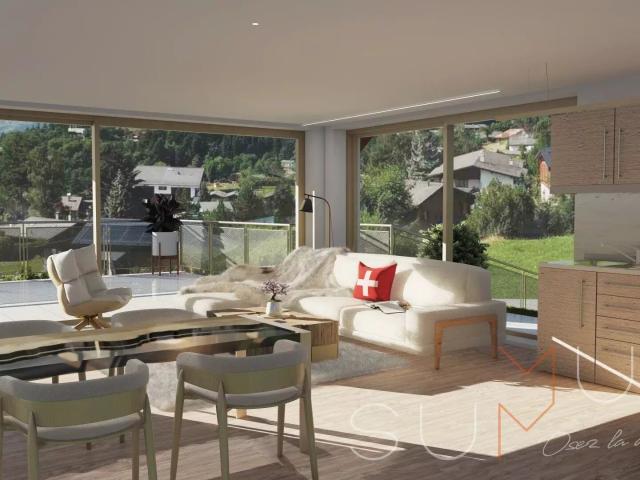 Apartment with 4.5 rooms on sale in Bluche Randogne 114 m² | dreamo. Ch