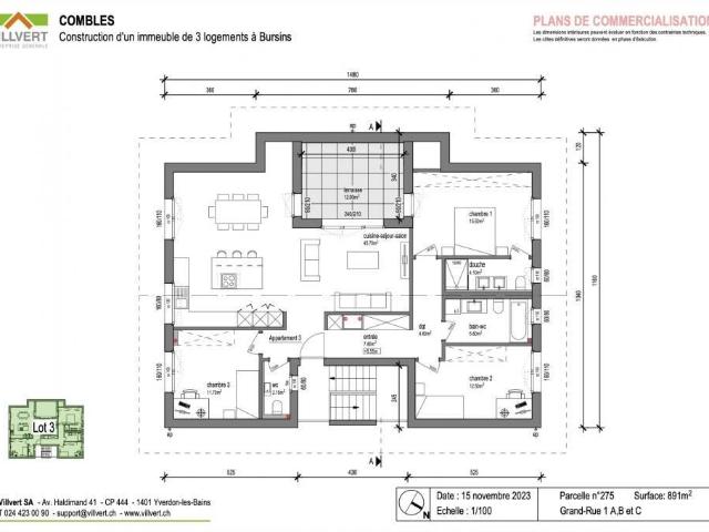 Apartment with 4.5 rooms on sale in Bursins 128 m² | dreamo. Ch