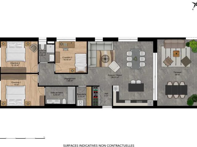Apartment with 4.5 rooms on sale in Martigny 131 m² | dreamo. Ch