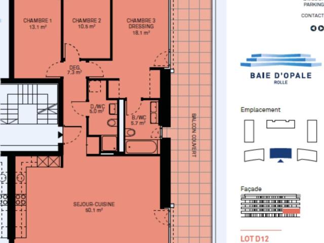 Apartment with 4.5 rooms on sale in Rolle 154 m² | dreamo. Ch