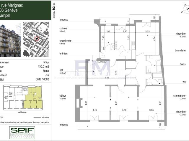 Apartment with 5.5 rooms for rent in Genève 130 m² | dreamo. Ch