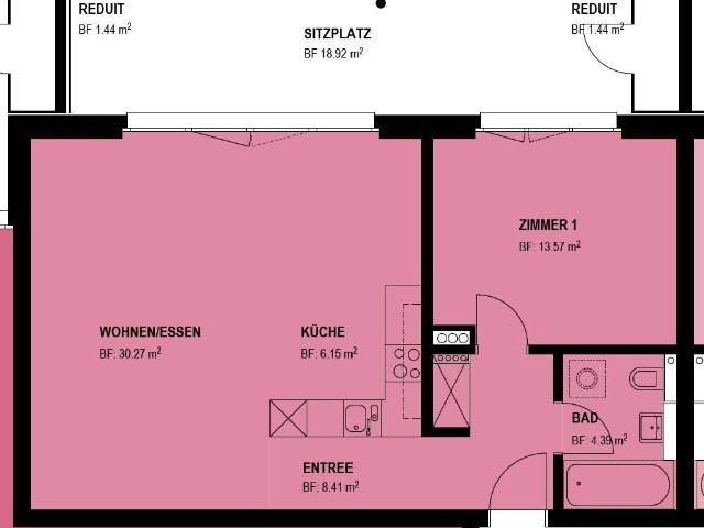 Apartment with 2.5 rooms for rent in Oftringen 63 m² | dreamo. Ch