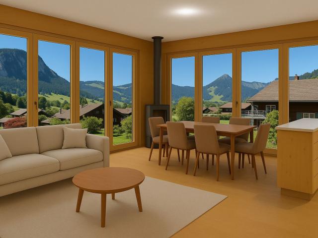 Apartment with 2.5 rooms on sale in Château d'Oex 63 m² | dreamo. Ch