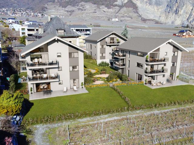 Apartment with 2.5 rooms on sale in Chamoson 45 m² | dreamo. Ch