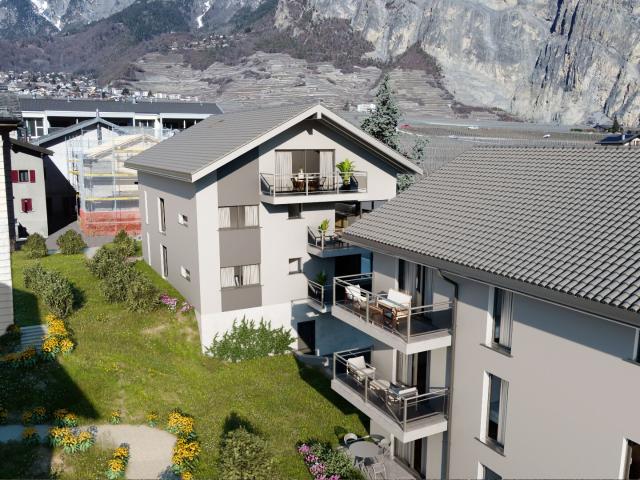 Apartment with 2.5 rooms on sale in Chamoson 45 m² | dreamo. Ch