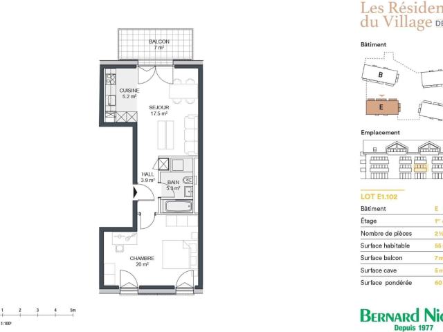 Apartment with 2.5 rooms on sale in Denges 60 m² | dreamo. Ch