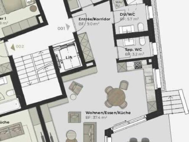 Apartment with 2.5 rooms on sale in Gossau ZH 79 m² | dreamo. Ch