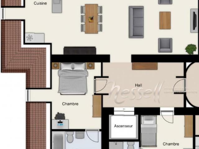 Apartment with 3 rooms for rent in Montreux 125 m² | dreamo. Ch