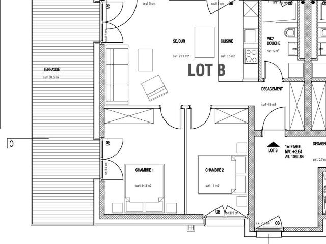 Apartment with 3.5 rooms on sale in Les Paccots 86 m² | dreamo. Ch