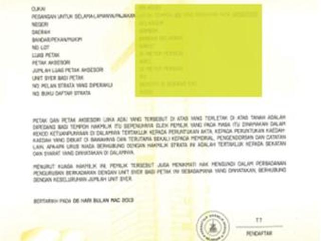 Apartment untuk dijual