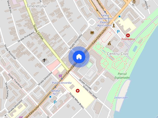 Apartament mobilat Faleza