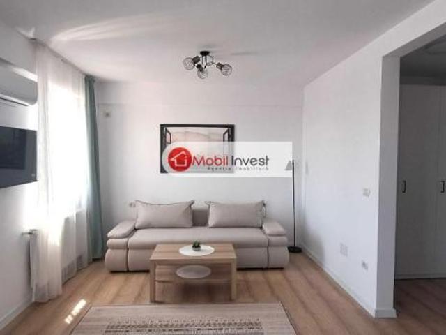 Apartament modern 1 camera, mobilat complet, etaj 3, bloc nou, Prima inchiriere !