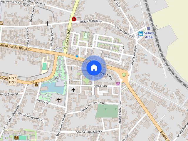 Apartament modern de inchiriat zona centrala Aleea Parc Sebes, et. 1