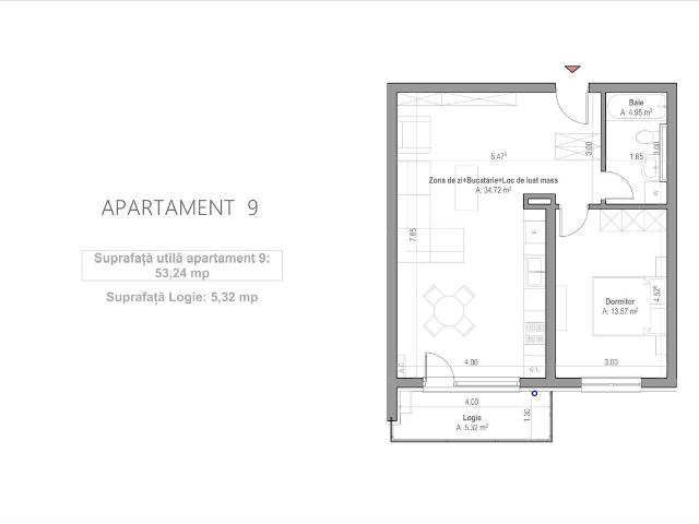 Apartament nou 2 camere via carmina