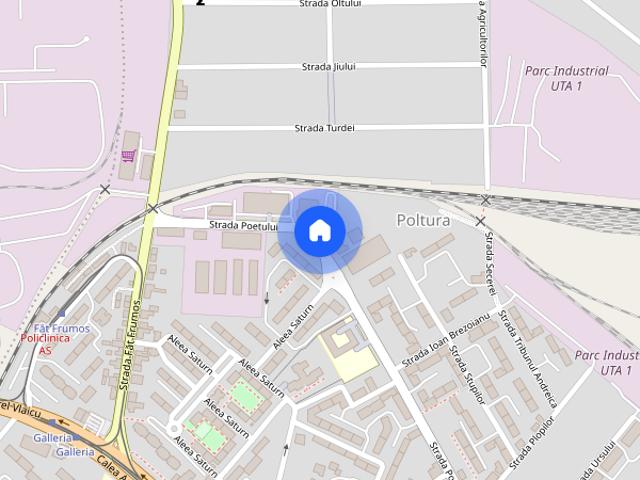 Apartament o camera cu nisa, Ared Uta, bloc nou
